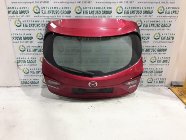 Portellone posteriore Mazda 3 (09/13>), colore rosso metallizzato. Spedizione gratuita in tutta Italia.