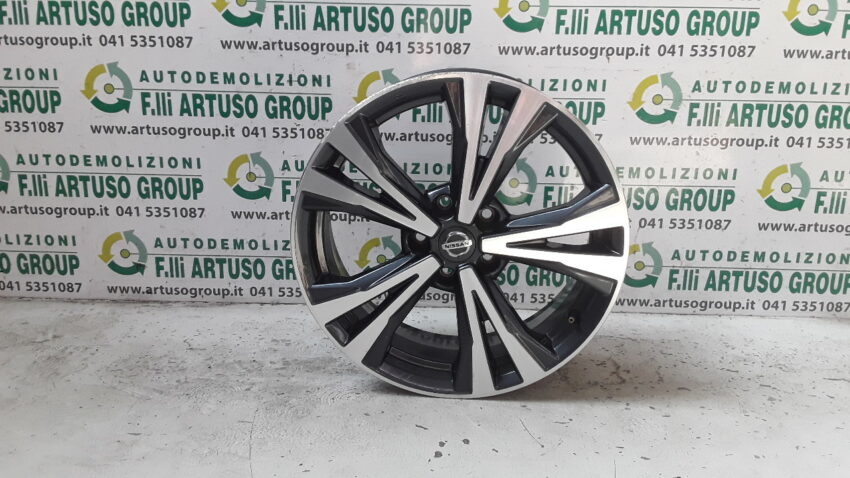 CERCHIO IN LEGA R18 NISSAN QASHQAI 2020 18X7 J40CERCHIO IN LEGA R18 NISSAN QASHQAI 2020 18X7 J40