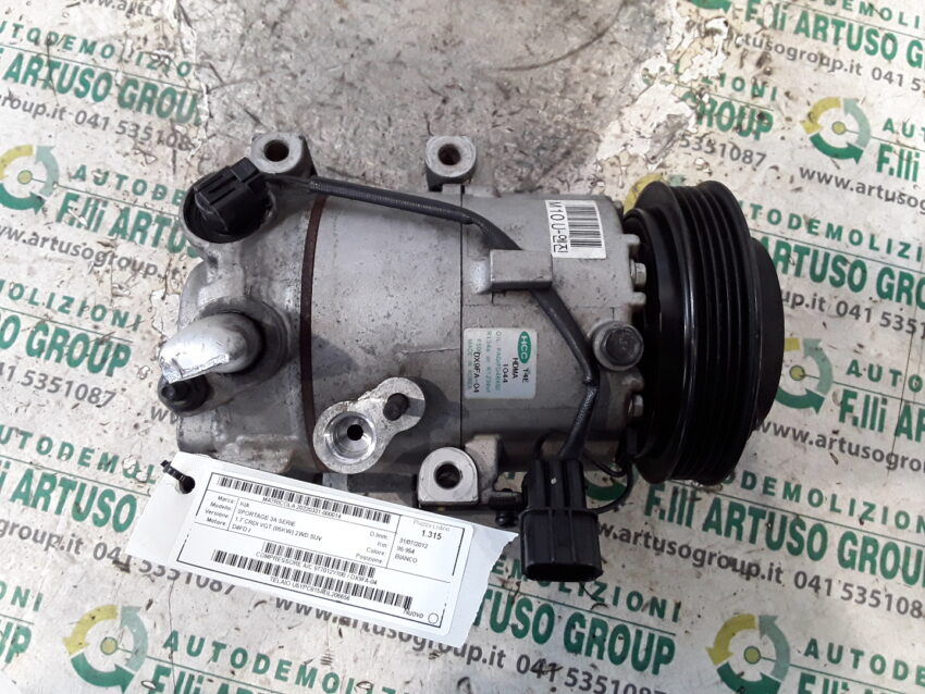 COMPRESSORE ARIA CONDIZIONATA DX9FA-04 KIA SPORTAGE 3A SERIE 2012 KM. 95.954 - immagine 4