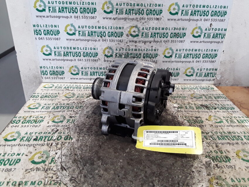 ALTERNATORE VOLKSWAGEN POLO 1.0 59 KW 140A 04C903026G anno 2021 KM. 2320 - immagine 4