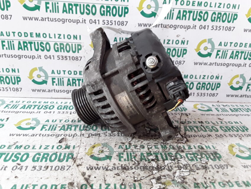 ALTERNATORE TOYOTA YARIS 1.4 D-4D 27060-0N090 anno 2012 KM. 82.597 - immagine 4