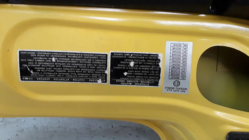 PORTELLONE POSTERIORE FIAT SEICENTO/600 SPORTING ABARTH 2001 46512316 - immagine 8