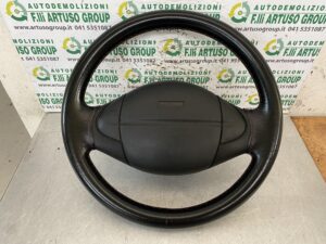 VOLANTE IN PELLE con cuciture rosse FIAT SEICENTO/600 Sporting Abarth Michael Schumacher - immagine 2