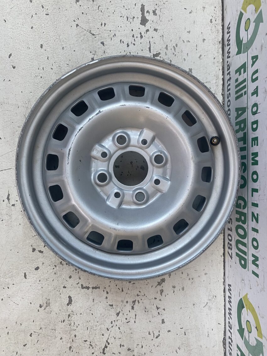 CERCHIO IN FERRO GRIGIO FIAT PANDA 141 ORIGINALE R13 4,5×13 - immagine 3