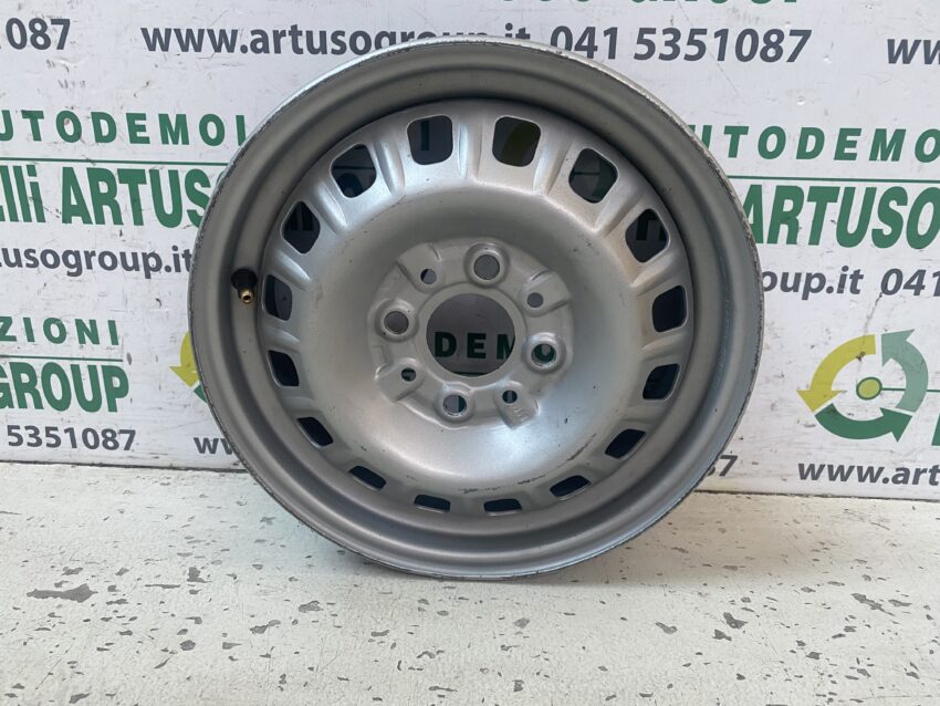 CERCHIO IN FERRO GRIGIO FIAT PANDA 141 ORIGINALE R13 4,5×13