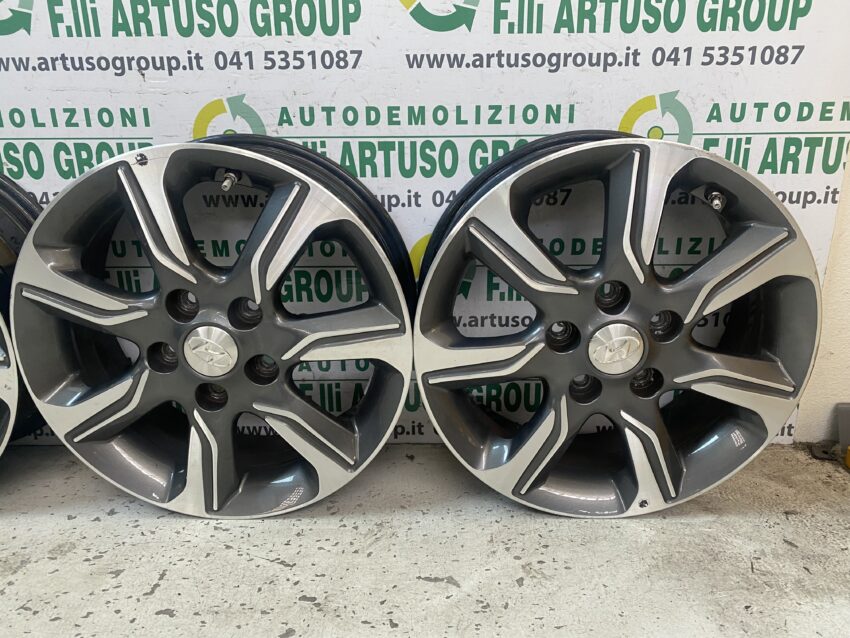 CERCHI IN LEGA ORIGINALI X16 6.0J HYUNDAI IX20 2015/2020 529101K650 - immagine 3