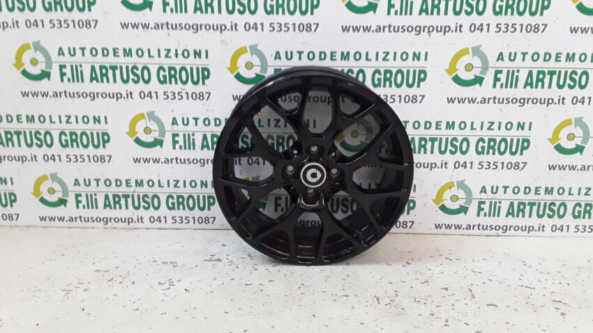 CERCHIO IN LEGA ANTERIORE NERO SMART FORFOUR (W453) 6.0JX16 CH-44 A4534010400