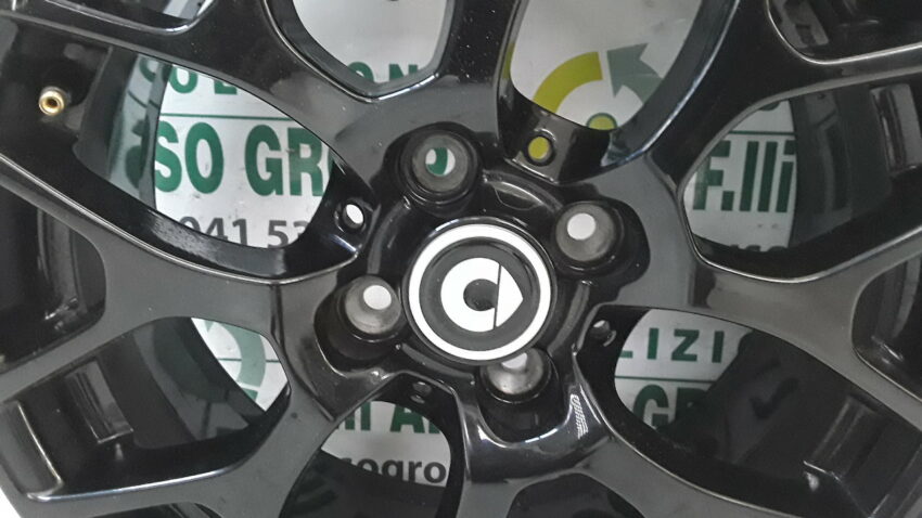 CERCHIO IN LEGA POSTERIORE NERO SMART FORFOUR (W453) 6.5JX16 CH-40 A453401500 - immagine 3