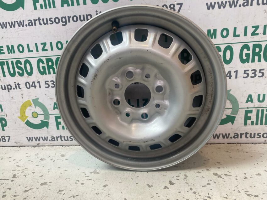CERCHIO IN FERRO GRIGIO FIAT PANDA 141 ORIGINALE R13 4,5×13-