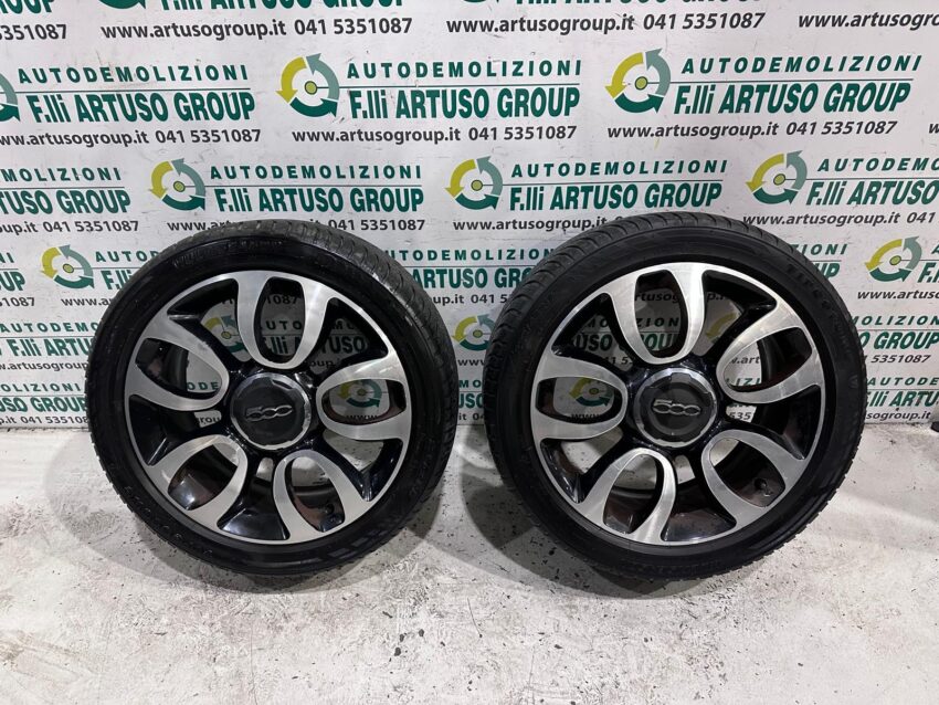 CERCHI IN LEGA FIAT 500 L con pneumatici 4 stagioni FIRESTONE 225/45 R17 94V - immagine 2