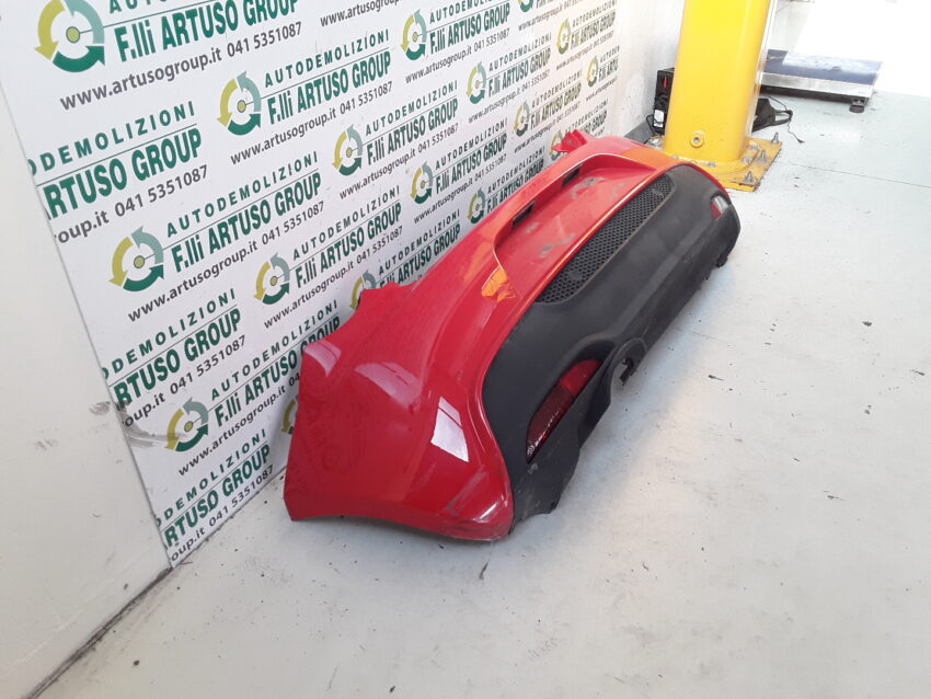 PARAURTI POSTERIORE ALFA ROMEO MITO 2009 ROSSO - immagine 3