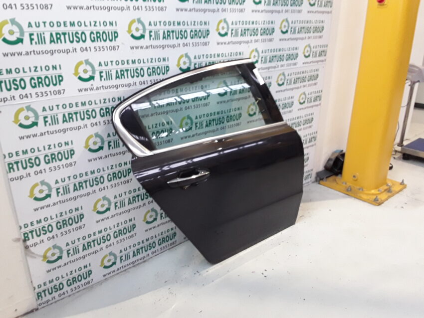 PORTA POSTERIORE DESTRA PEUGEOT 508 NERO - immagine 3
