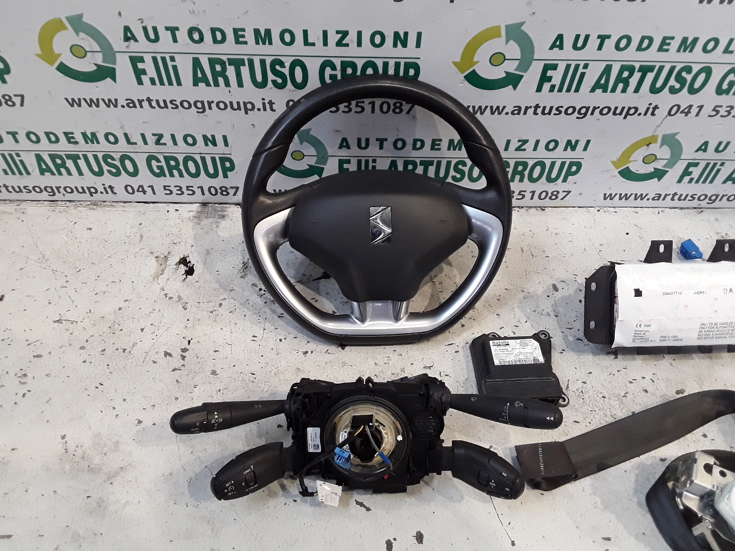 KIT AIRBAG CON CRUSCOTTO CITROEN DS3 CABRIO 2014 - immagine 3
