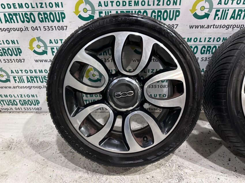 CERCHI IN LEGA FIAT 500 L con pneumatici 4 stagioni FIRESTONE 225/45 R17 94V - immagine 5