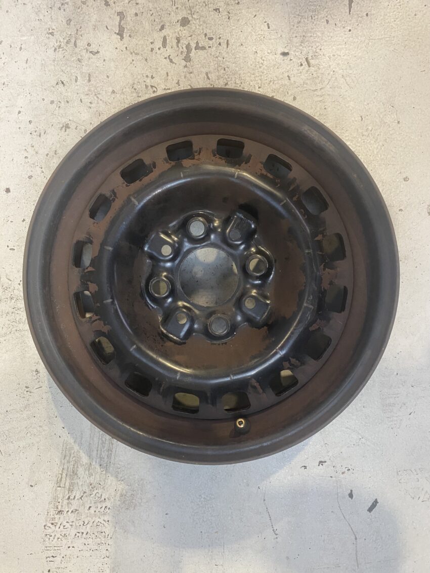 4 CERCHI IN FERRO NERI FIAT PANDA 141 ORIGINALI R13 4×13 - immagine 6