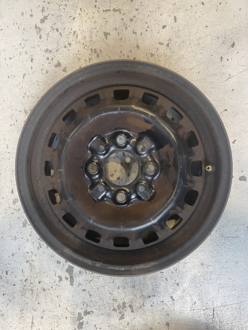 4 CERCHI IN FERRO NERI FIAT PANDA 141 ORIGINALI R13 4×13 - immagine 4