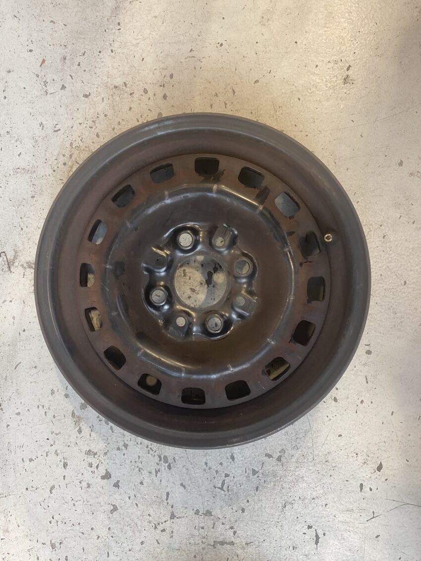 4 CERCHI IN FERRO NERI FIAT PANDA 141 ORIGINALI R13 4×13 - immagine 7