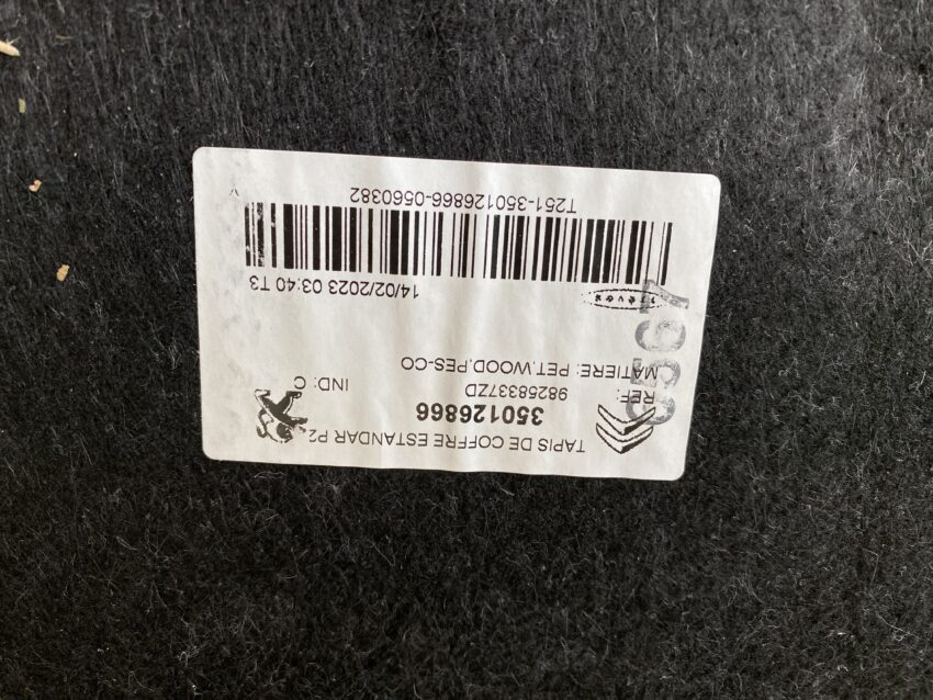 PANNELLO INFERIORE BAGAGLIAIO PEUGEOT 2008 2023 327000144 - immagine 3