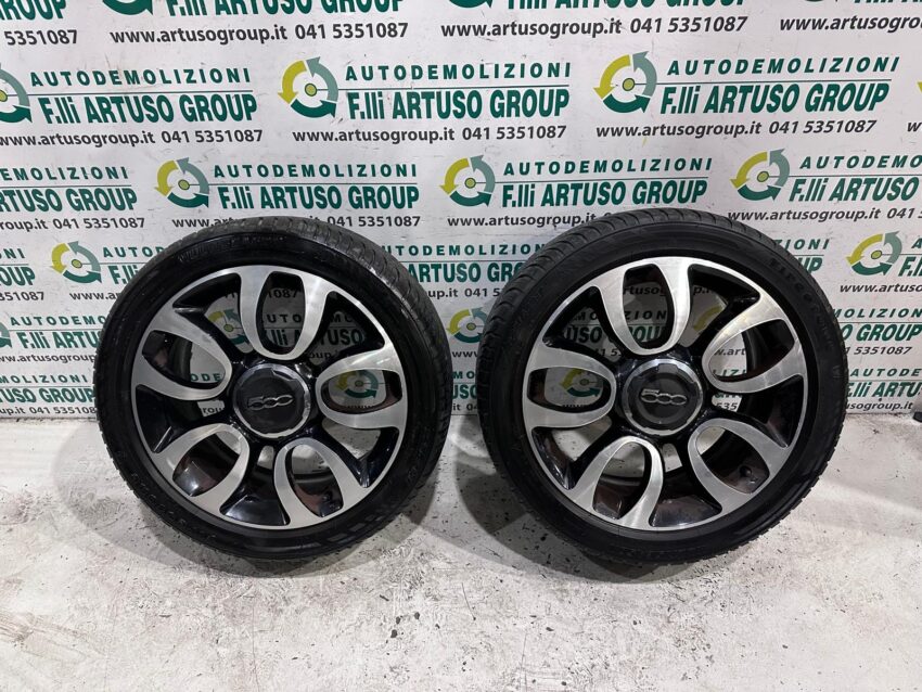 CERCHI IN LEGA FIAT 500 L con pneumatici 4 stagioni FIRESTONE 225/45 R17 94V - immagine 3