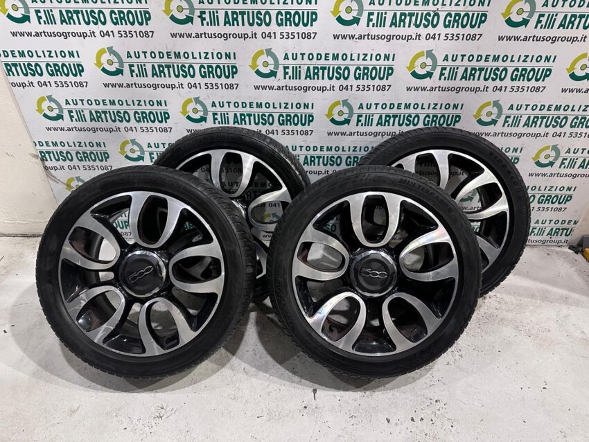 CERCHI IN LEGA FIAT 500 L con pneumatici 4 stagioni FIRESTONE 225/45 R17 94V